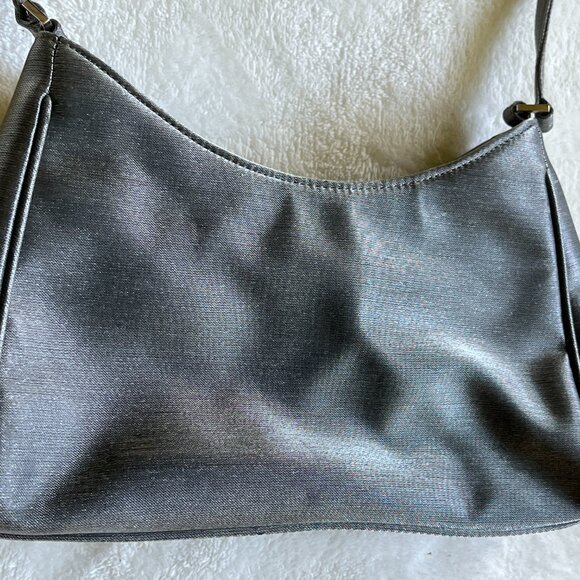 Metallic Silver Mini Shoulder Bag - Picture 3 of 6